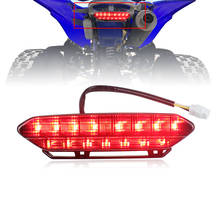 Luz traseira para yamaha 450, 1 peça, led vermelho fumaça, luz traseira 2006, 2007, 2008, 2009, yfz450 2024 - compre barato