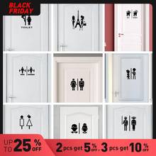 Toilet Sticker Home Decorations Pvc Decal Wall Decal Vinyl Toliet WC Wall Stickers Wallpaper Home Decor Wall Decals 2024 - buy cheap