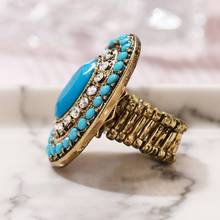 Модное и красивое кольцо с натуральным камнем, подарок на день рождения, Рождество, бесплатная доставка 2024 - купить недорого