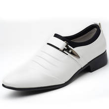 Sapatos de oxford masculinos, elegantes, italianos, em couro, estilo oxford, para homens, sapatos formais, para casamento 2024 - compre barato