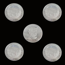 5PCS 2015 North America Bison Commemorative Silver Coins 1OZ Elizabeth II Collectibles For Gifts 2024 - buy cheap