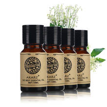 AKARZ-aceite esencial para aromaterapia, árbol de té de vainilla rosa, Verbena, masaje, Spa, baño, 10ml * 4 2024 - compra barato
