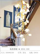 Light luxury post-modern copper branch crystal chandelier French living room dining room lamp American minimalist designer villa 2024 - buy cheap