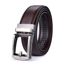 GOURS Men 's Genuine Leather Belt Soft Black Cowskin Luxury Waistband Business Automatic Buckle Belts High Quality Strap GPDM016 2024 - buy cheap