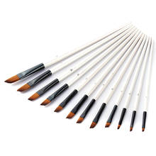 New Hot 12pcs Artist Paint Brushes Set Acrylic Oil Watercolour Painting Craft Art Kit 2024 - buy cheap