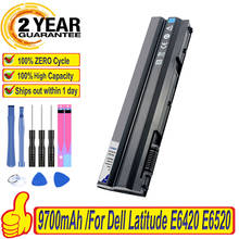 Топ бренд 100% Новинка T54FJ M5Y0X N3X1D P9TJ0 Аккумулятор для Dell Latitude E6420 E6520 E5520 E5420 E6430 E6530 NHXVW P8TC7 батареи 2024 - купить недорого