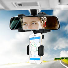 360 graus titular do telefone do carro espelho retrovisor montar suporte do telefone gps suporte do carro stands para xiaomi mi nota 9 telefone inteligente vermelho 2024 - compre barato