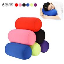 30x16cm Micro Roll Pillow Head Convenient Travel Pillow Bed Decor Roll Pillow Mini Cylindrical pillow Microbead Back Cushion 2024 - buy cheap