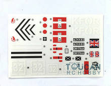 Heng Long 1/16 Scale British Challenger II RC Tank 3908 Decal Decoration Sticker TH00497-SMT4 2024 - buy cheap