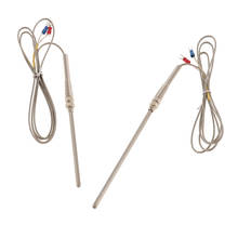 2Pieces K-Type Thermocouple Temperature Sensors 1.5m/5ft Wire, Stainless Steel Probe (Probe Length 100mm & 150mm) 2024 - buy cheap