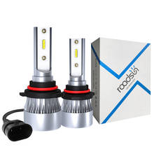 Car Headlight Bulbs H7 LED H1 Lamp H11 9005 9006 HB3 HB4 H4 Auto Light C6 LED Upgradation Super Bright 12000Lm 6000K 12V 2024 - buy cheap