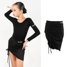 Black Latin Dance Skirt For Girls Designer Clothes Ballroom Practice Wear Samba Costume Salsa Dance Outfit Tap Dancewear JL2664 2024 - buy cheap