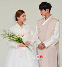 Korean Imported Fabric / Bride Groom Wedding Hanbok / Couple Hanbok / Wedding Dress 2024 - buy cheap