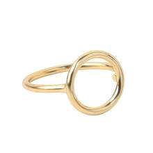 Кольцо Timlee R021 с простым выдолблением, геометрическое кольцо, индивидуальное круглое кольцо из сплава, модные ювелирные изделия, оптовая продажа 2024 - купить недорого