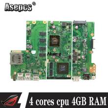 Akemy X441SC Laptop motherboard For Asus X441S X441SA F441S A441S Mainboard Test work 100% N3160 CPU 4GB RAM 2024 - buy cheap