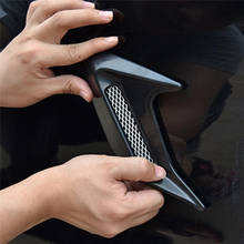 2pcs Simulation Car Auto Side Vent Air Flow Fender Intake Sticker Car Side Vent Decorative Fender Sticker High Quality And New 2024 - buy cheap