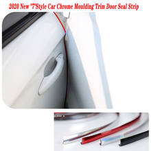 10m Car Chrome Moulding Trim Door Seal Strip Sticker For Alfa Romeo 159 147 156 166 GT Mito Acura MDX RDX TSX Fiat 500 Punto Sti 2024 - buy cheap