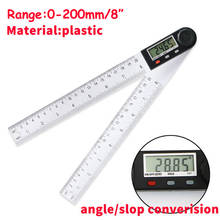 300mm 12inch Digital protractor Angle ruler 200mm 8inch angle Finder Meter Stainless Steel 360 degree goniometer inclinometer 2024 - buy cheap