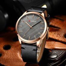 CURREN Watch men Luxury Leather Strap Business Wristwatch Fashion Simple Design Mens Quartz Watch Sport Waterproof Male Clock 2024 - buy cheap