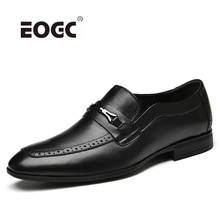 Natural de cuero de los hombres Zapatos de vestir Zapatos clásico al aire libre Zapatos Oxford Zapatos de los hombres Calidad Suave comodidad Zapatos para caminar para Hombre Zapatos Hombre 2024 - compra barato