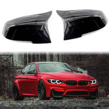 2pcs Auto Rearview Mirror Shells Side Wing Mirror Cover Cap Carbon Fiber Style Pair For BMW F32 F30 F31 F33 F36 Car Accessories 2024 - buy cheap