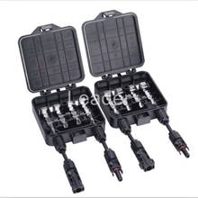 5 pcs/lot Top quality 4 way PV Junction Box Combiner Boxes for Solar Energy System, 3 Diodes Solar JB with SOLAR PV Connector 2024 - buy cheap