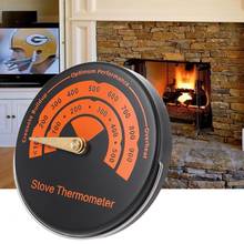 Oven Thermometer Fast Reading Aluminum Alloy Temperature Gauge Environmental Thermometer Stove Flue Pipe Thermometer 2024 - buy cheap
