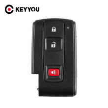 KEYYOU-funda de llave de coche con 2 botones, reemplazo de llave inteligente para Toyota 2004, 2005, 2006, 2007, 2008, 2009, Corolla Verso Camry 2024 - compra barato