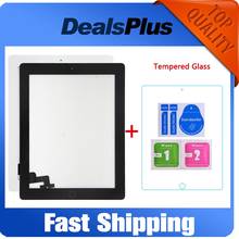 Replacement New Touch Screen with Middle Frame Home Button+ Flex Cable + Camera Holder For iPad 2 A1395 A1396 A1397 Black White 2024 - buy cheap