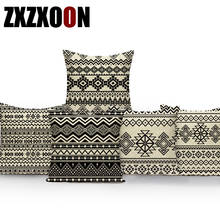 Nordic Style Black White Boho Mandala Geometric Polyester Decorative Pillows Cojines Decorativos Para Sofa Cushion Cover 2024 - buy cheap