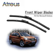 Atreus 2 pçs alta qualidade longa vida de borracha lâminas de limpador frontal para renault koleos 2008-2015 pára-brisas acessórios originais 2024 - compre barato