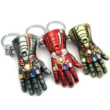 Chaveiro com pingente de palma de mão, chaveiro de metal de super-herói hulk, llaveros, coleção de brinquedo, presente 2024 - compre barato