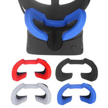 Capa de silicone macio para vr oculus rift s, proteção em material respirável para máscara ocular, peça de reposição para os olhos 2024 - compre barato