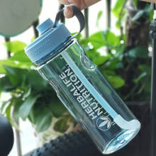 Botella de agua de plástico de grado alimenticio para adultos, bote tipo paja herbalife, con tapa y marca de escala, 1L, 1000ml, novedad, precio al por mayor 2024 - compra barato