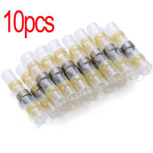 10pcs/lot Waterproof Solder Seal Sleeve Splice Terminals Heat Shrink Electrical Wire Connector Butt Connectors Kit Assortment 2024 - buy cheap
