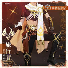 Anime! Conjunto de roupa para fantasia genimpact shin aether masculina, roupa de festa para halloween, fantasia guardada para homens, 2021 2024 - compre barato