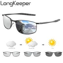 LongKeeper Photochromic Sunglasses Men Polarized Chameleon Glasses Change Color Sun Glasses Driver Goggles Lentes Sol Hombre 2024 - buy cheap