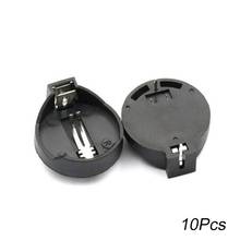 10Pcs Black CR2032 3V Button Cell Box Coin Cell Battery Socket Holder Case Wholesale Battery Box 2024 - buy cheap
