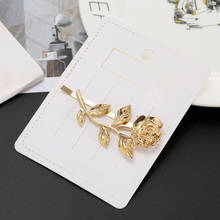 Rose Flower Hair Clip Bridal Gold Filled Headwear Jewelry Head Piece For Women Flower Hairpin Wedding Gift 2024 - buy cheap