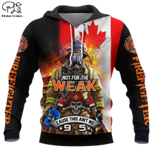 Men Unisex Firefighter Canada printed 3d hoodies Unisex Firemen Sweatshirts women Pullover jacket tracksuit pullover Coat 05 2024 - buy cheap