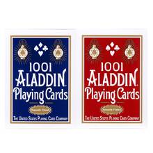 Cartas de juego de Aladdin, cartas de tamaño de póker, azul/rojo, trucos de magia, accesorios para mago, 1001 2024 - compra barato