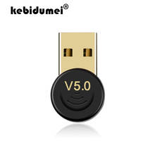 Kebidumei v5.0 sem fio usb bluetooth 5.0 adaptador bluetooth dongle música receptor adaptador bluetooth transmissor para pc 2024 - compre barato