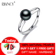 RIANCY-Anillo de perlas naturales de agua dulce para mujer, joyería de perlas, anillos de plata de ley 925, anillos de boda de perlas de alta calidad, regalo 2024 - compra barato