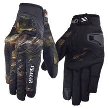 Vemar 3D mesh Motorcycle gloves Racing Luvas Guantes Moto  Outdoor sport Cycling Motocross gloves Motocicleta Luvas de moto M-XL 2024 - buy cheap