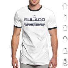 Sulaco (Uss)-Camiseta de algodón para hombre, Camisa de algodón, S-6xl, Avp Movie, Sci Fi, 80s, Academy Award, Oscars, James, Levi, Weyland 2024 - compra barato