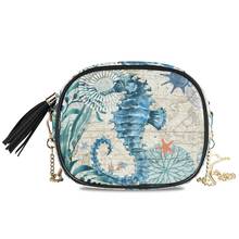 New Korean Version crossbody Shoulder Bags Women's Messenger Bag Summer Chain Handbag Wild turtle Printing Brand Shoulder Pack 2024 - buy cheap