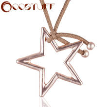 Fashion Jewelry Gifts for Women Neck Chokers Initial Chains Gothic Suspension Statement Colored Star Pendants Long Rope Necklace 2024 - buy cheap