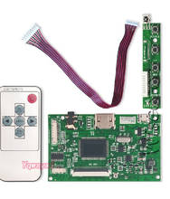 Placa de controlador lcd ttl yqwsyxl, controlador de tela lcd com micro usb de 40 pinos para HJ080IA-01E 1024*768 2024 - compre barato