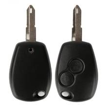 Car remote control key shell Remote Key Shell Case with Uncut Blade 2 Buttons for RENAULT Clio DACIA Logan HB Car Key 2024 - buy cheap