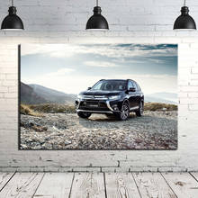 Póster de vehículo Mitsubishi Outlander SUV, impresiones en lienzo, pintura enmarcada DIY, arte de pared para decoración de sala de estar 2024 - compra barato